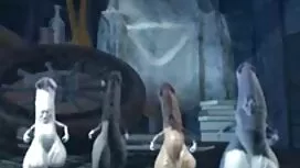 بلوند در لباس زیر زن ...